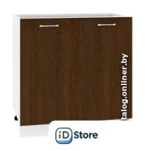 Шкаф напольный Кортекс-мебель Корнелия Лира НШ80р без столешницы (венге)