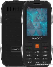 Кнопочный телефон Maxvi T101 (черный)