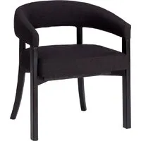 Стул с подлокотниками TetChair Surtur (черный/черный лен)