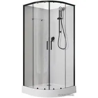 Душевая кабина Aquanet Passion Evo R 90 (черный)
