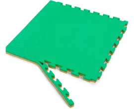 Будо-мат DFC 100 x 100 см, 20 мм EVA (желто-зеленый)