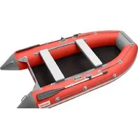 Моторная лодка Roger Boat Hunter 3200 (без киля, красный/серый)