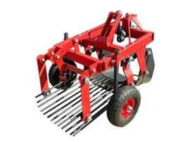 Картофелекопатель Краян для мотоблока Беларус КВ-05 на резиновых колёсах