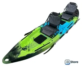 Байдарка BarrakuDA SOT390 (черный/зеленый/синий)