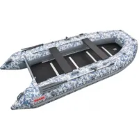 Надувная лодка Roger Boat Hunter 3200 (без киля, битое стекло/серый комби)