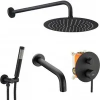 Душевая система Rea Lungo REA-P4112 (черный)