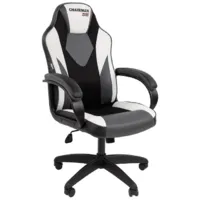 Кресло геймерское CHAIRMAN Game 17 экокожа (черный/серый/белый)