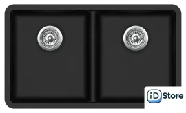 Кухонная мойка Aquasanita Arca SQA200601 (черный металлик)