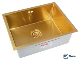 Кухонная мойка ARFEKA ECO AR 550450 GOLD PVD NANO