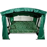 Садовые качели МебельСад Мадагаскар (завитушки, зеленый)