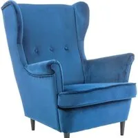 Интерьерное кресло Signal Lord Velvet Bluvel 86 (синий)