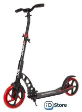 Двухколесный детский самокат Novatrack Deft 230 Pro 20 New 230FS.DEFT.BBK22 (черный/красный)