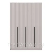 Шкаф для одежды 67.13 Брандо (4-х дв.) (h2400) (кашемир / фасад МДФ ПВХ кашеми(1,6м.)