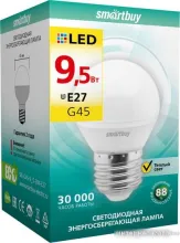 Светодиодная лампа SmartBuy G45 E27 9.5 Вт 3000 К SBL-G45-9_5-30K-E27