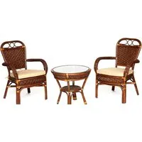 Набор садовой мебели TetChair Andrea (ротанг/античный орех)