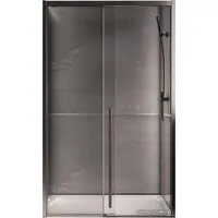 Душевая дверь Veconi 120x200 PTD30-GR-120-01-C4 (стекло прозрачное/брашированный графит)