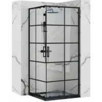 Душевой уголок Rea Concept Black 80x100 K6389