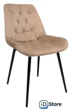 Стул Алвест AV 435 (капучино бархат H-65/черный)