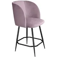 Стул Sheffilton SHT-ST33/S148-1 (сиреневая орхидея/черный муар)