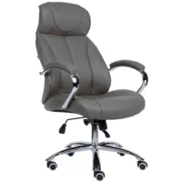 Геймерское кресло Everprof Forum Экокожа серый