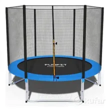 Батут Funfit PRO 6ft (183 см) с защитной сеткой, без лестницы