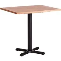 Кухонный стол TetChair Valhalla 80x65x76 (груша 3/черная опора)