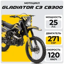 Мотоцикл GLADIATOR C3 CB300