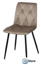 Стул СоюзРегионПоставка Регги СРП-066 (муар черный, велюр Velluto 03 мика)