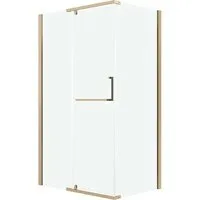 Душевой уголок Grossman Pragma 100x80x195 120.K33.03.1080.32.00 (золото сатин/стекло прозрачное)
