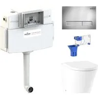 Унитаз приставной Lavinia Boho Relfix Biore 5 в 1 87060230 (хром пластик)