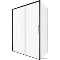 Душевой уголок Aquanet Pleasure Evo 140 AE65-140x80-BT (черный анодированный)
