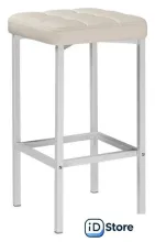 Табурет Woodville Лофт (белый/белый матовый)