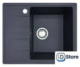 Кухонная мойка БелЭворс Mila R (антрацит)