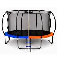 Батут AMETIST Pro Inside D435-14FT (синий/оранжевый)