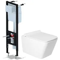 Унитаз подвесной Saniteco KW-9004W Ани Пласт WCP4130