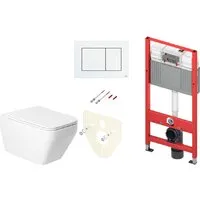 Унитаз подвесной с инсталляцией Saniteco KW-9010W TECE Kit 9400413