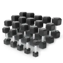 Набор гантелей гексагональных UNIX Fit от 2,5 до 50 кг