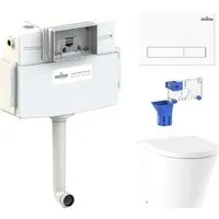 Унитаз приставной Lavinia Boho Relfix Biore 5 в 1 87060229 (белый пластик)