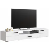 Тумба Woodville ТВ Иоги 2.0 602821 (белый/белый глянец)