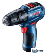Ударная дрель-шуруповерт Bosch GSB 12V-30 Professional 06019G9100 (с 2-мя АКБ, кейс)