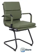 Офисное кресло AksHome Indigo CF (экокожа, зеленый/черный)