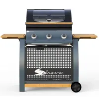 Газовый гриль Sahara 3 Burner Oak BBQ / S350EW-ST (дымчатый/дуб)