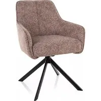 Стул с подлокотниками Signal Notti (Leo 32 темно-бежевый/черный)