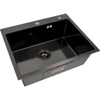 Кухонная мойка ARFEKA Eco AR 600500 Black PVD Nano Decor Millet Grains