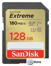 Карта памяти SanDisk Extreme SDXC SDSDXVA-128G-GNCIN 128GB