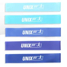 Резинки для фитнеса UNIX Fit (5 цветов, синий)