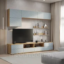 Гостиная Камелия ГС-01 - Крафт/Шарли Бриз MF11 (2м.)