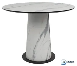 Кухонный стол Lepremo AV 1317 HPLМДФ 1000 (мрамор белый/черный)