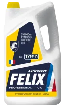 Антифриз FELIX TYPE D, в п/э кан. 5 кг