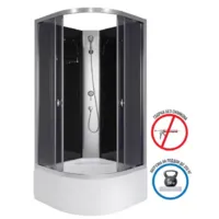 Душевая кабина Niagara Eco E80/40/TN/BK 80x80x195